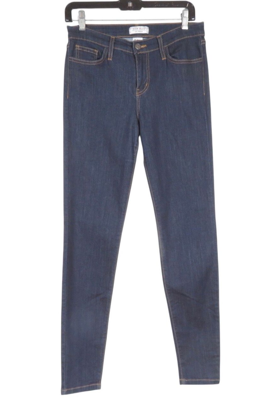Judy Blue Skinny Jeans Dark Wash Mid Rise Stretch Denim Women Size 7